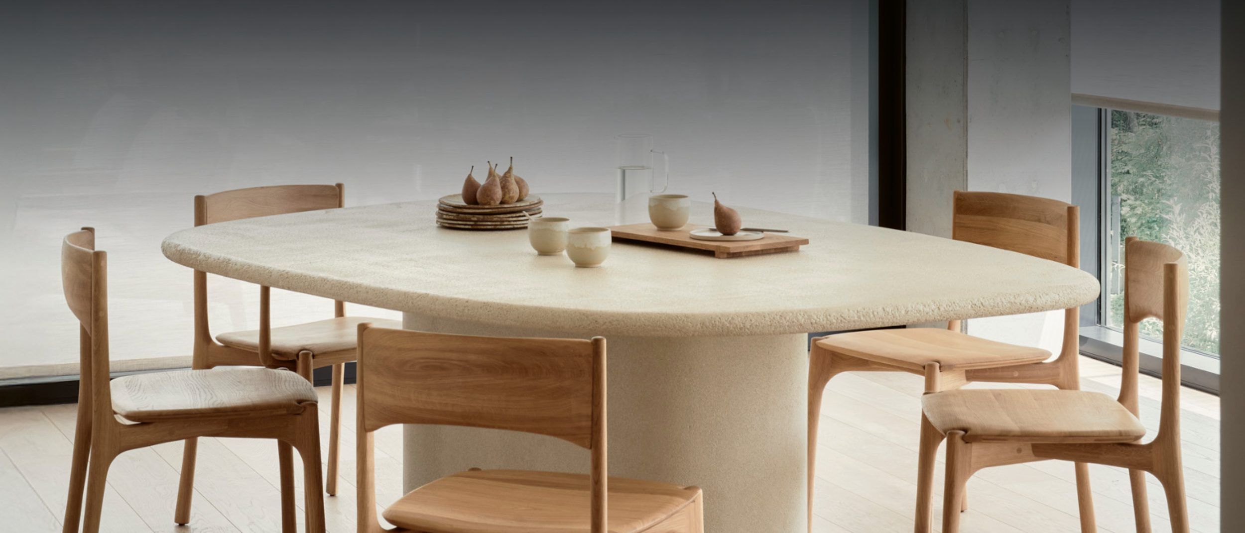 Mikrozement Tisch von Ethnicraft